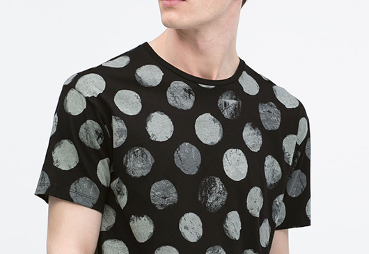 Polka Dot Printed T-Shirt