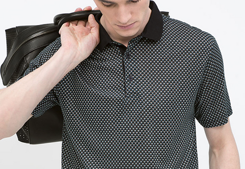 Printed Polo Shirt